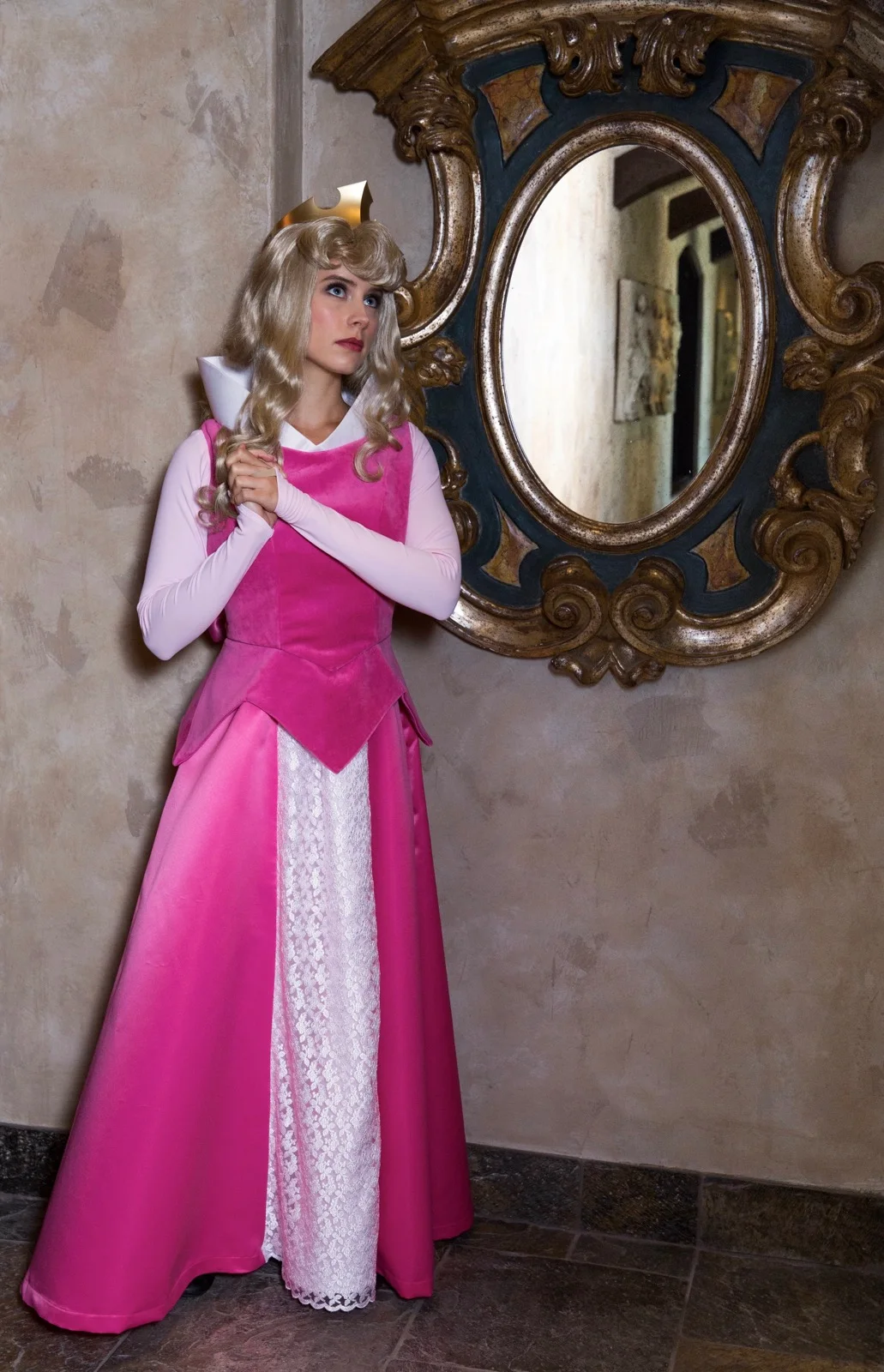Sleeping Beauty party character in Houston