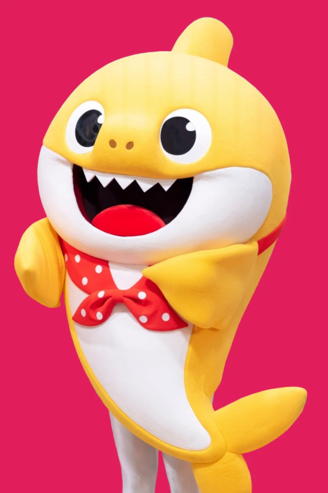 Singing Shark party character in Houston