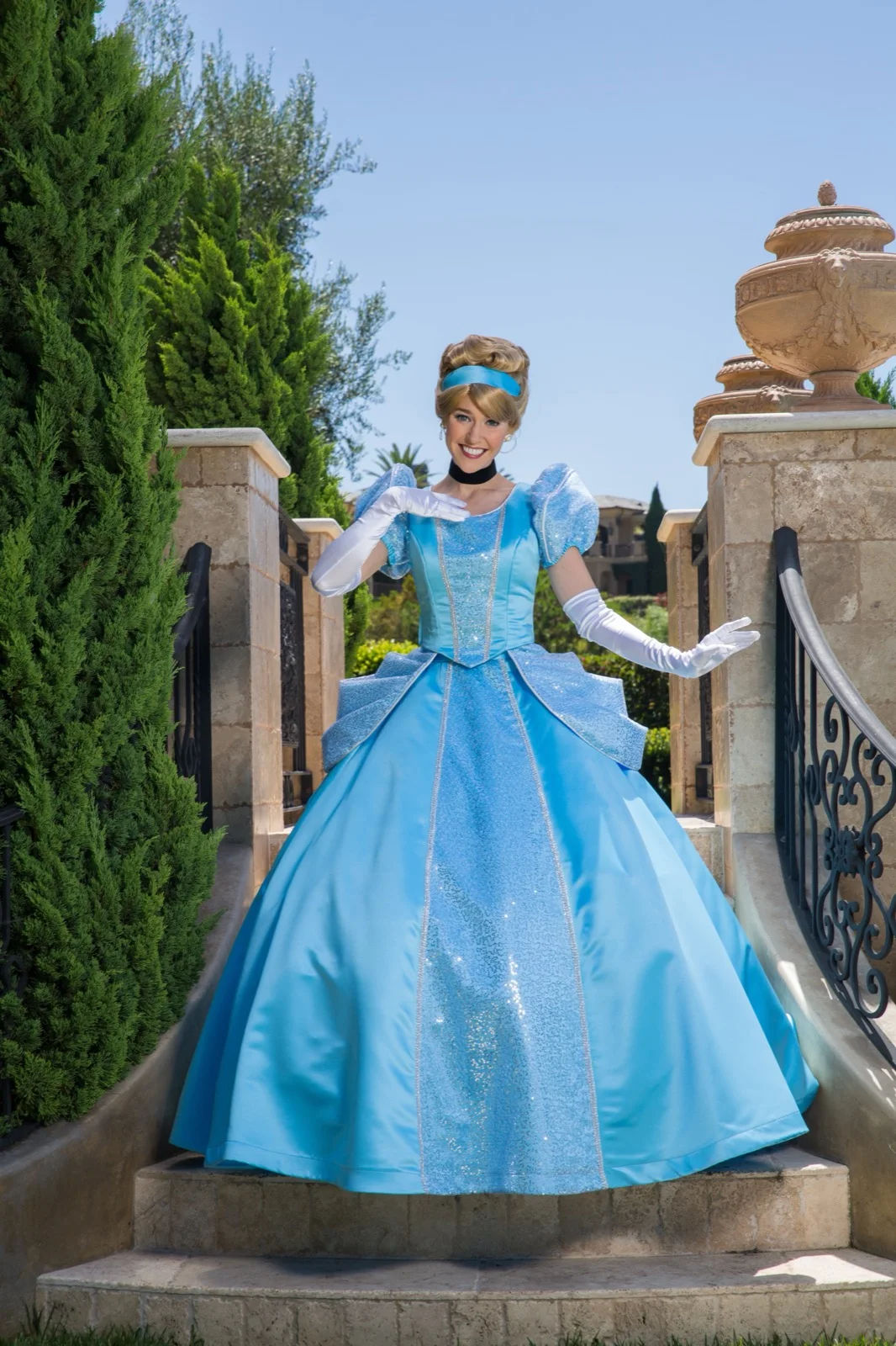 Glass Slipper Princess party character in Houston
