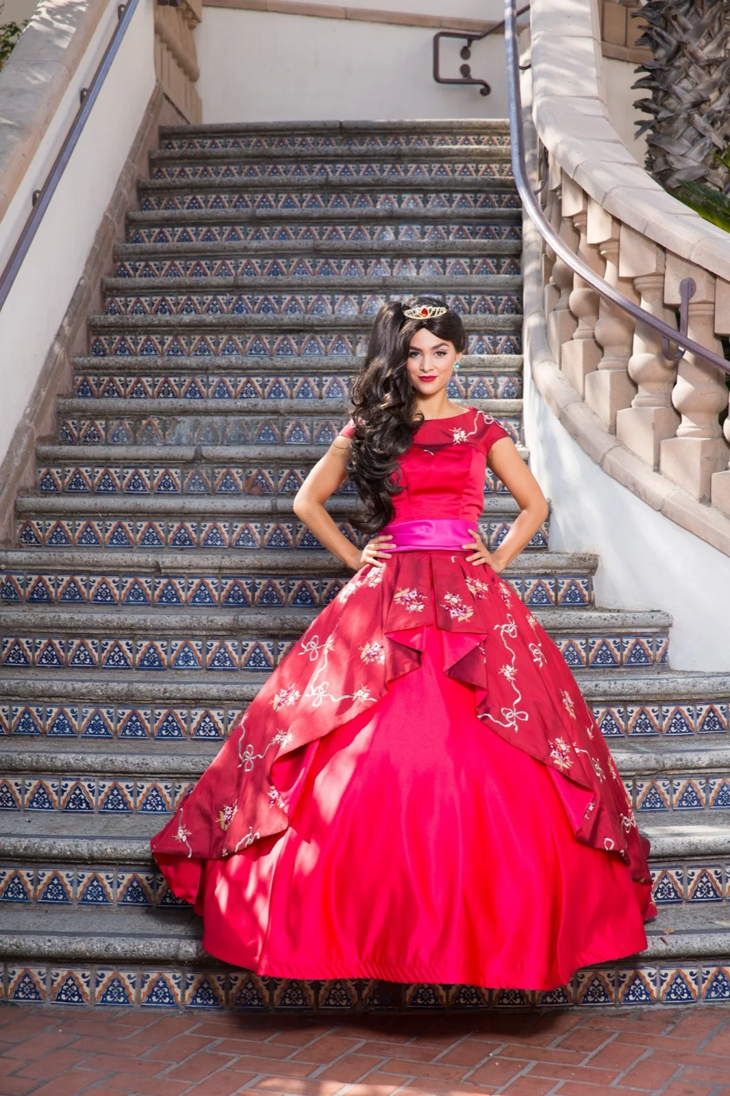 Latina Princess party character in Houston