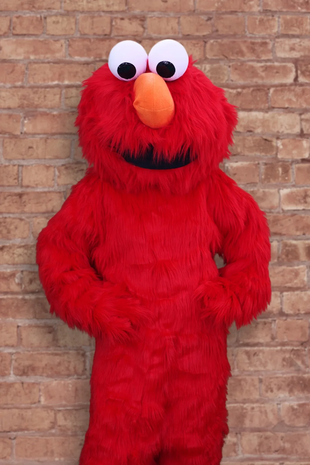 Red Monster party character in Houston