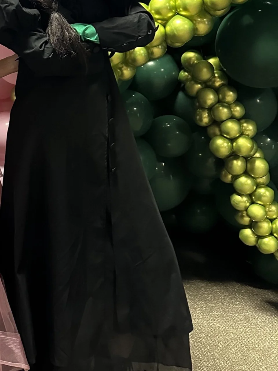 Emerald Witch party character in Houston