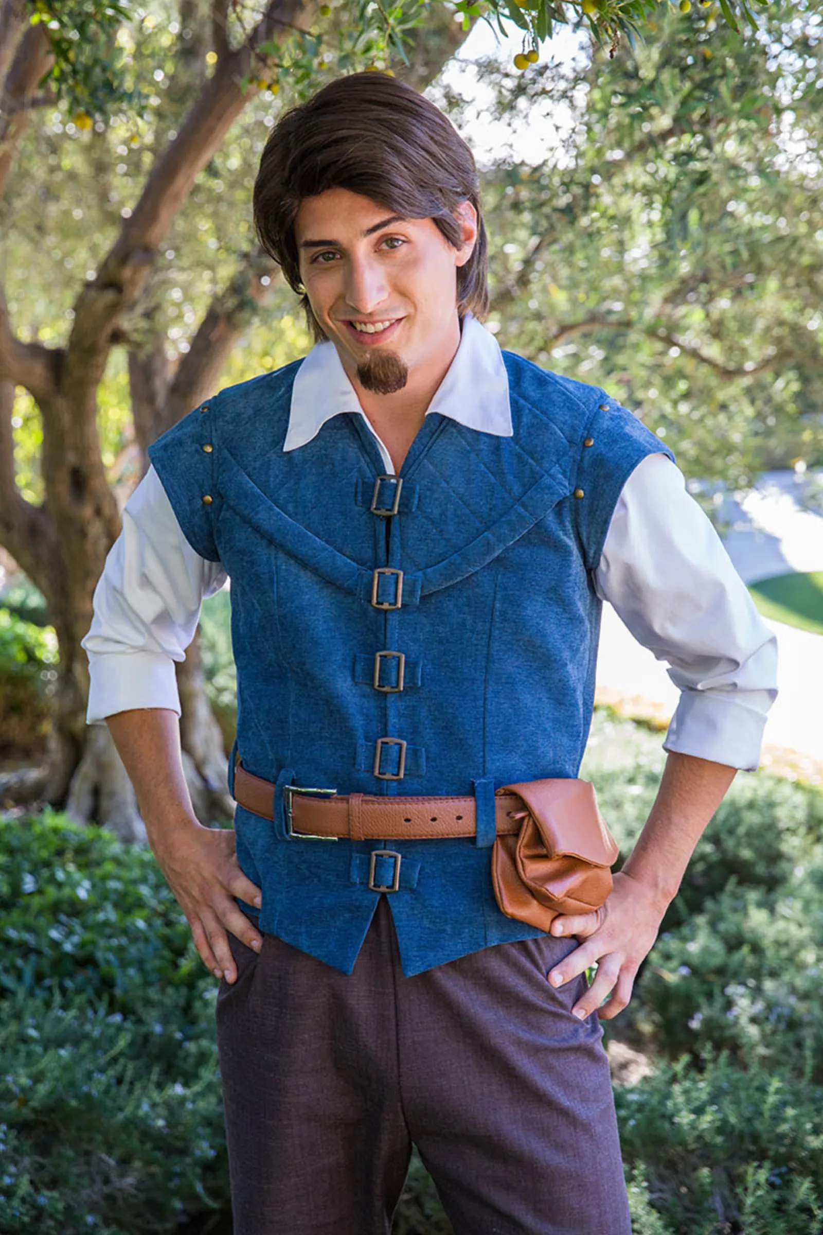 Charming Rogue party character in Houston