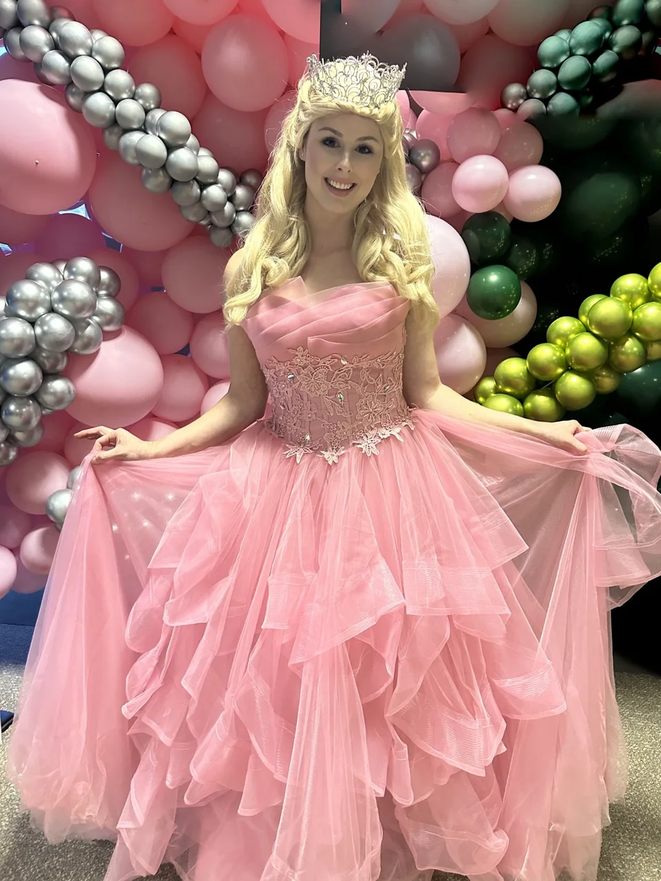 Bubble Witch party character in Houston