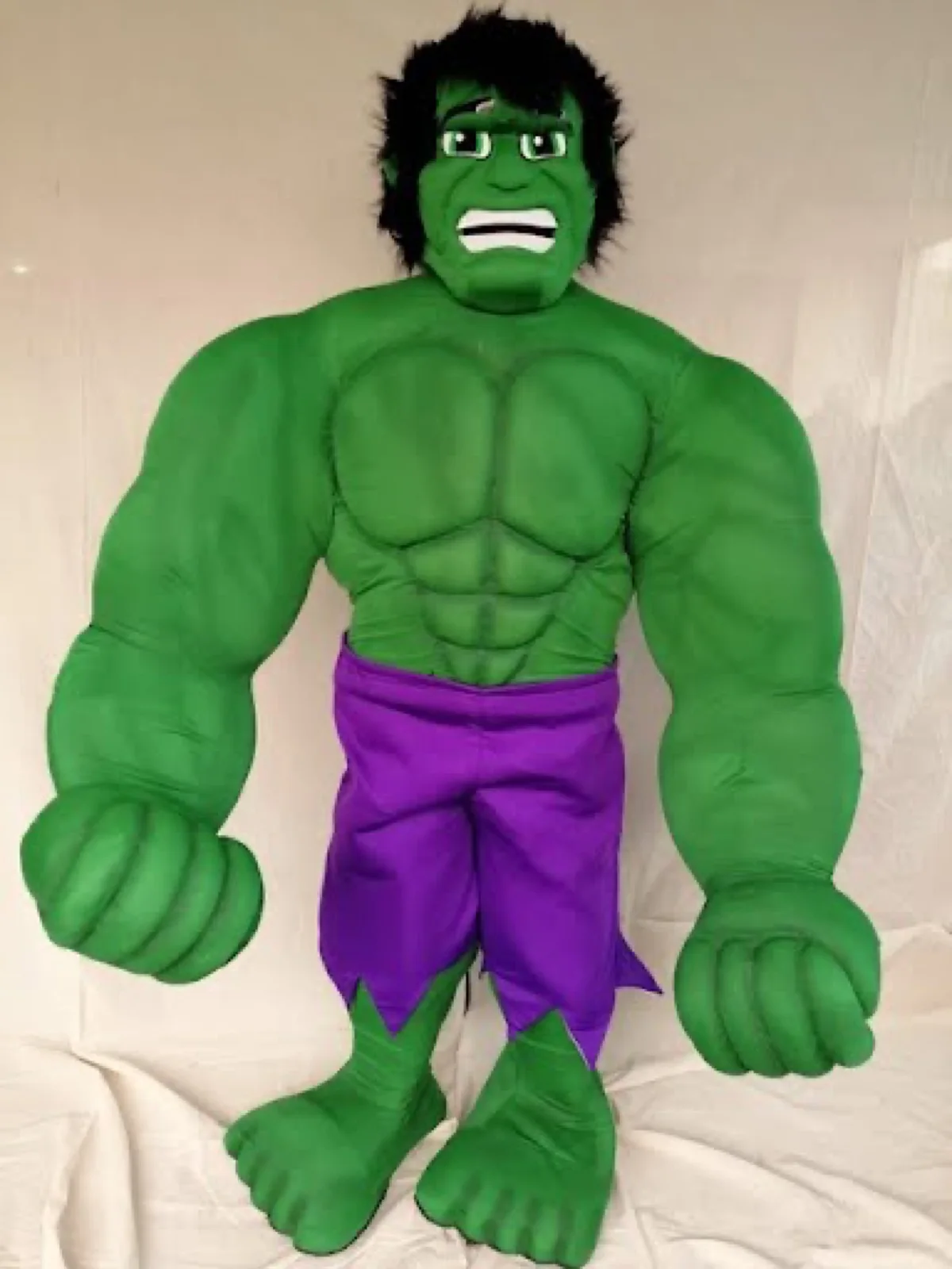 Green Man party character in Houston
