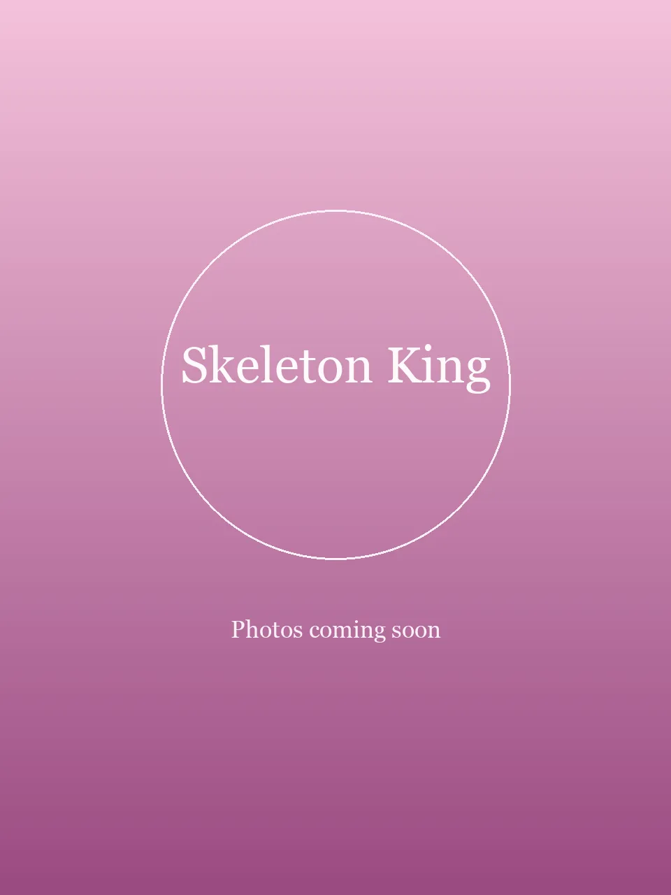 Skeleton King party character in Houston