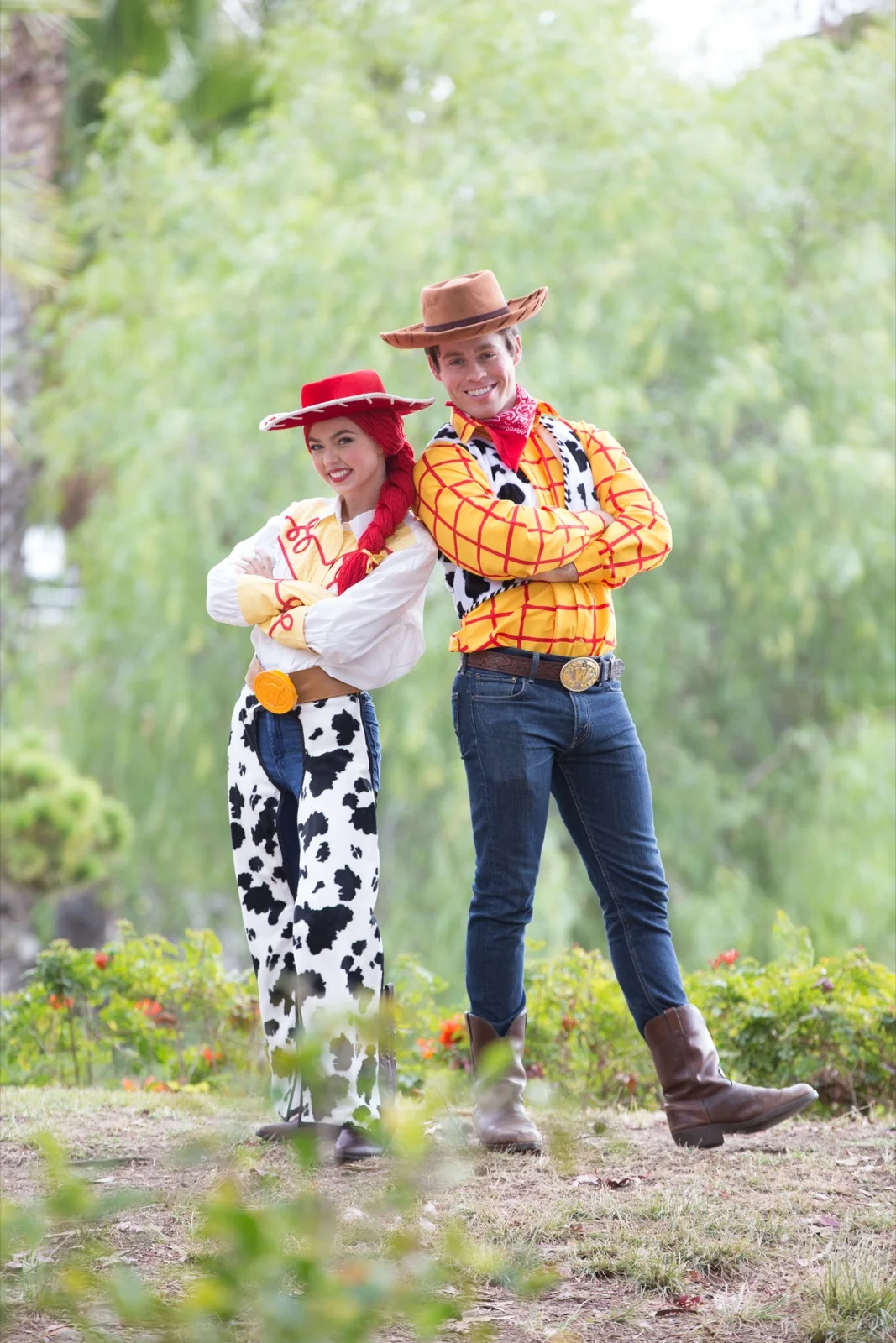 Cow Girl party character in Houston