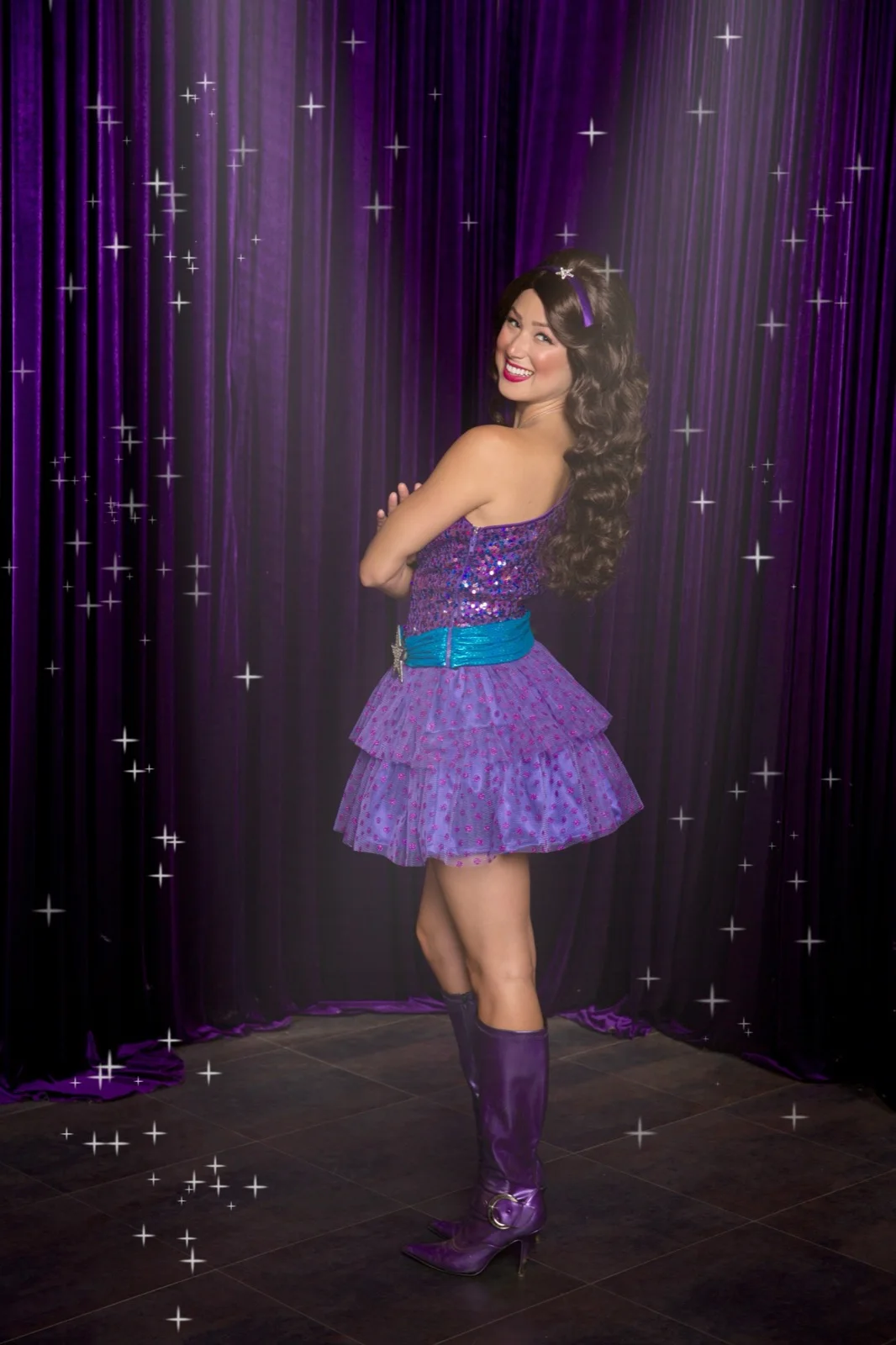 Pop Star Princess party character in Houston