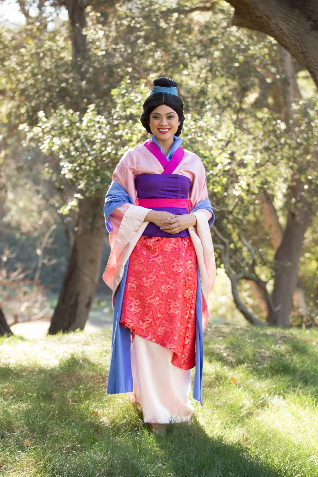 Asian Princess party character in Houston