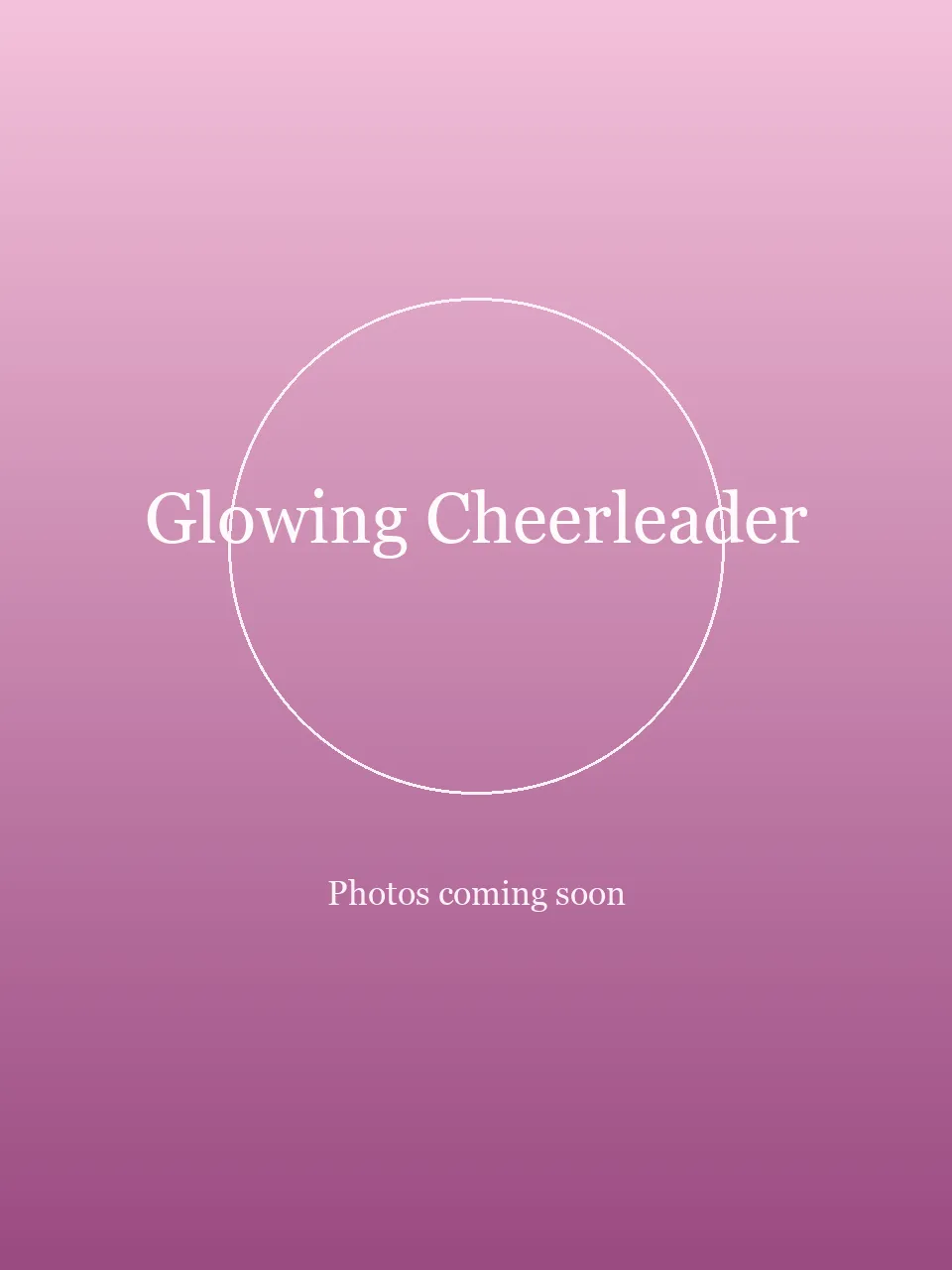 Glowing Cheerleader party character photo 2