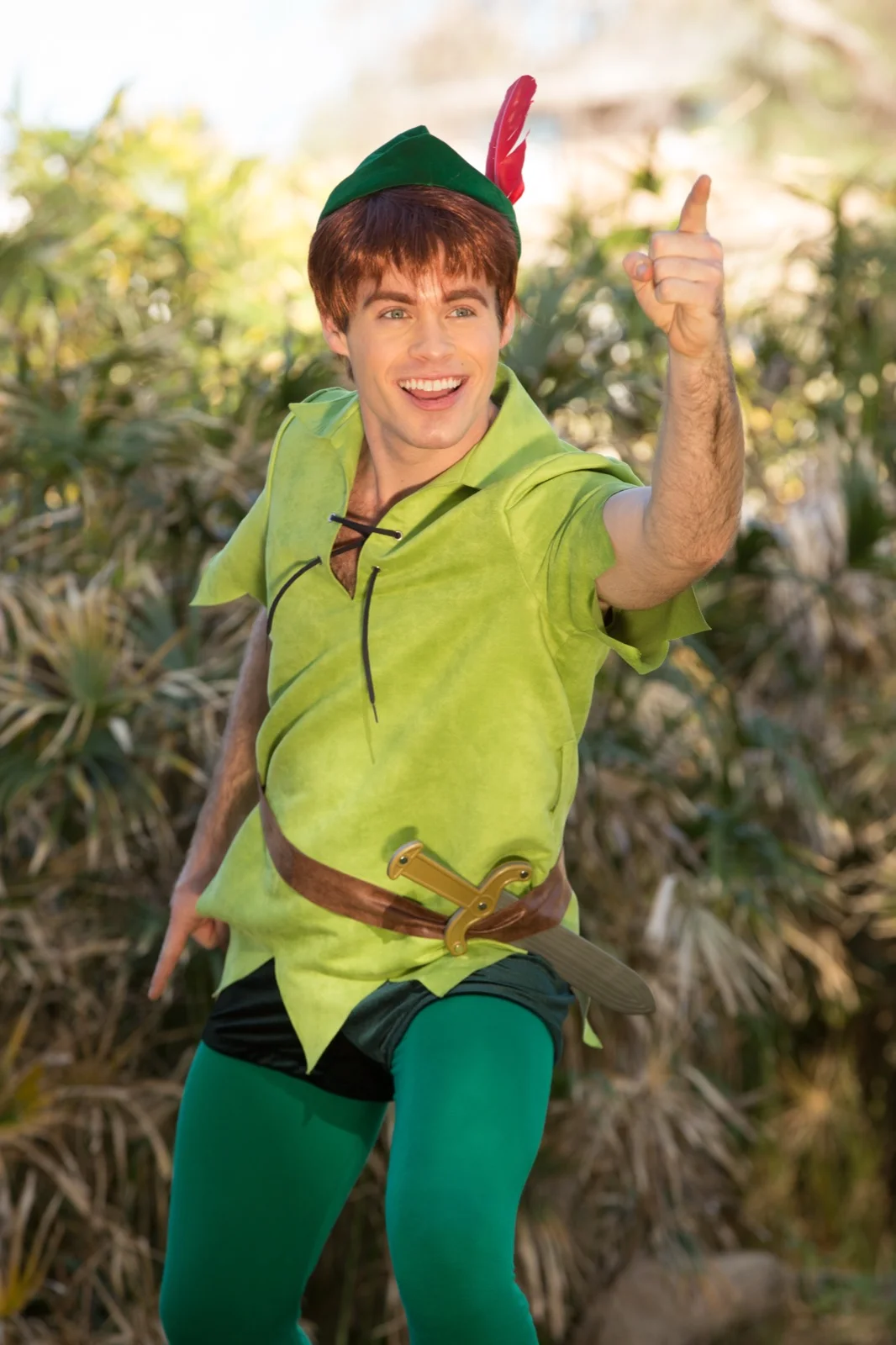 Neverland Boy party character in Houston