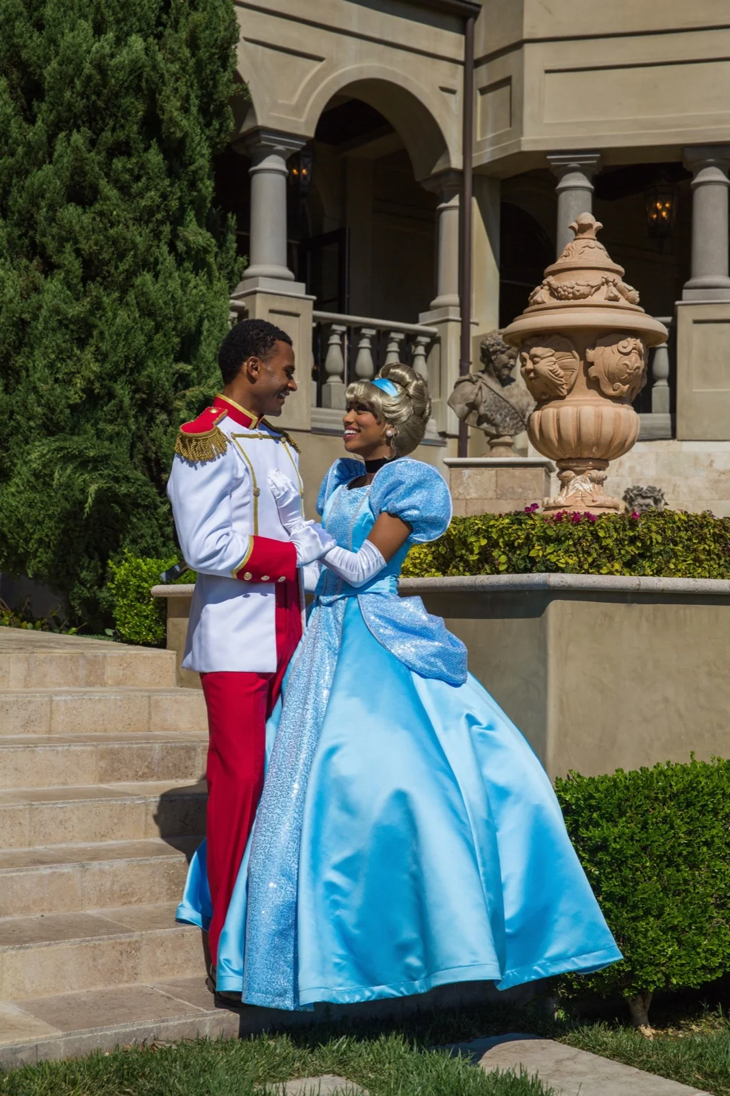 Prince Charming party character in Houston