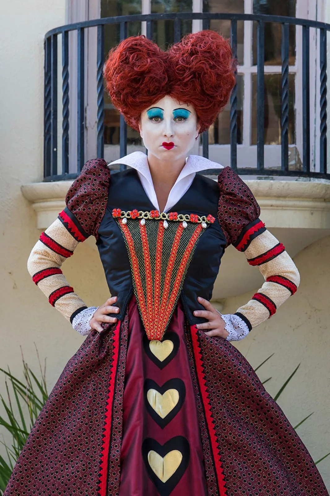 Red Queen – Wonderland party character in Houston