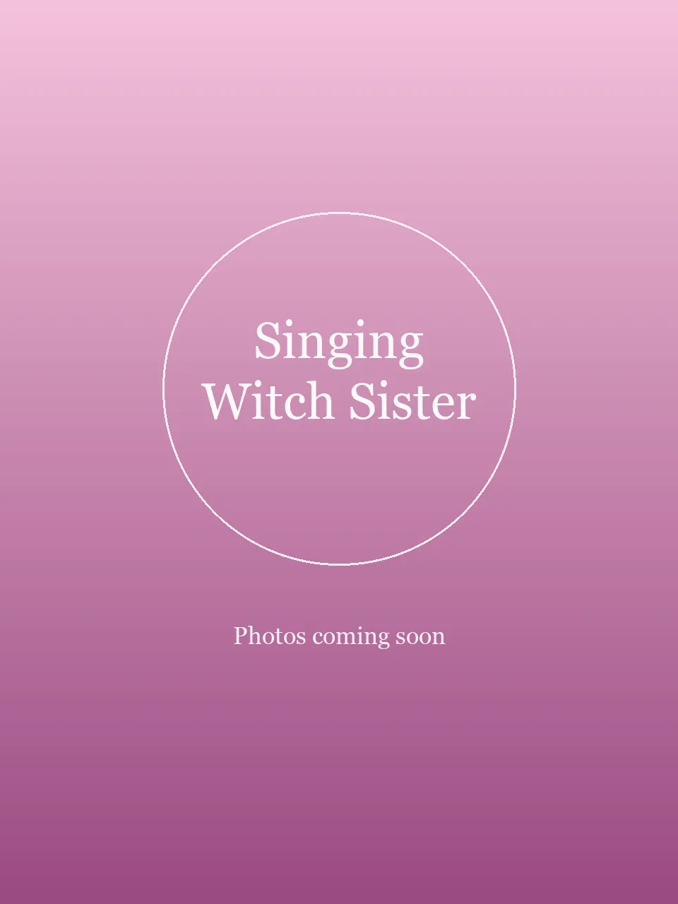 Singing Witch Sister party character in Houston