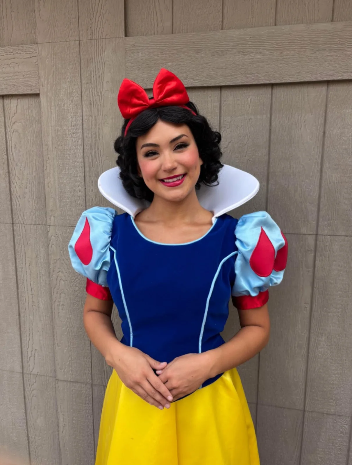 Forest Princess party character in Houston