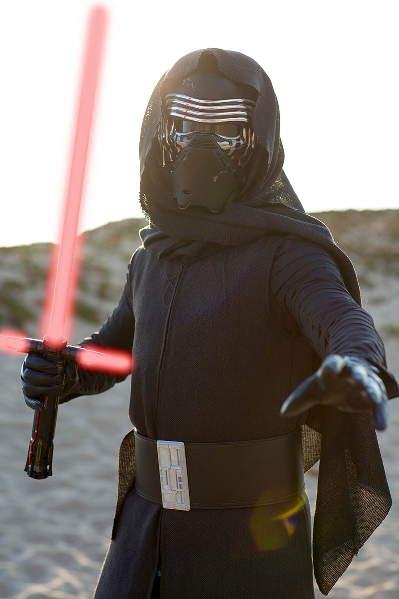 Kylo Ren party character for kids in houston