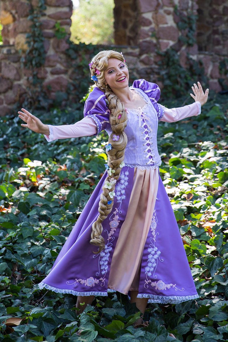 Rapunzel party character for kids in houston
